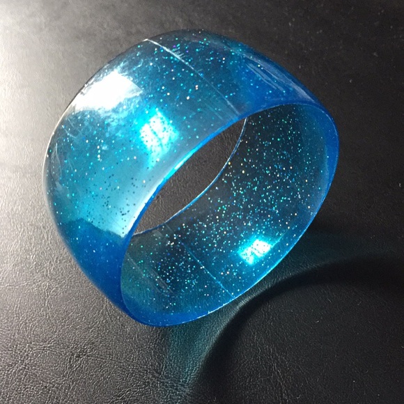 Blue glittery bracelet - Picture 3 of 5